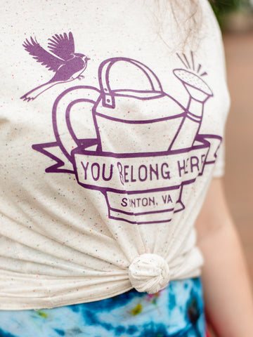 You Belong Here Staunton Short Sleeve Tee in Funfetti