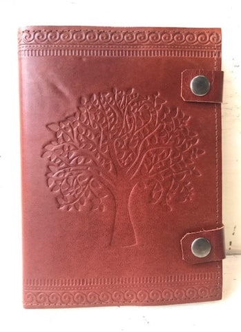 Refillable Leather Journal - Tree of Life