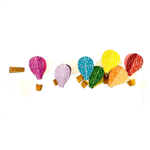 Hot Air Balloon Eco Paper Garland