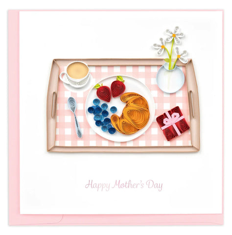 Breakfast in Bed Mother's Day Card