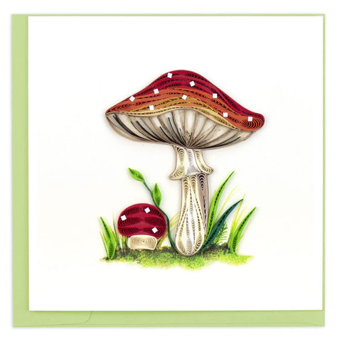 Quilled Wild Mushroom Card