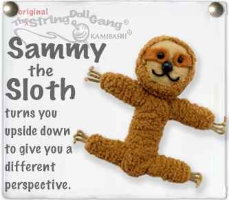 Sammy the Sloth Keychain