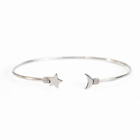 Star & Moon Cuff Bracelet