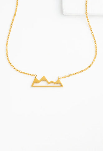 Summit Necklace Gold