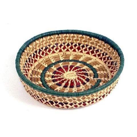 Small Pinwheel Pine Needle Basket