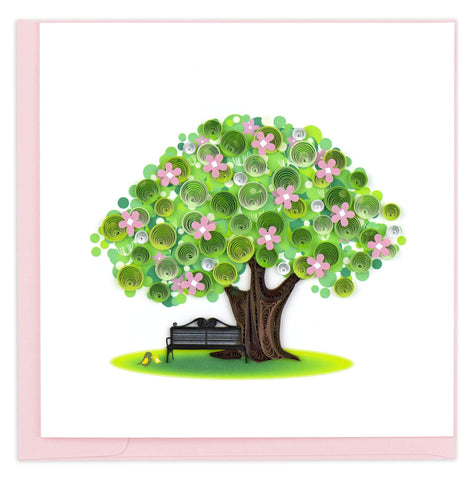 Quilled Spring Tree Card