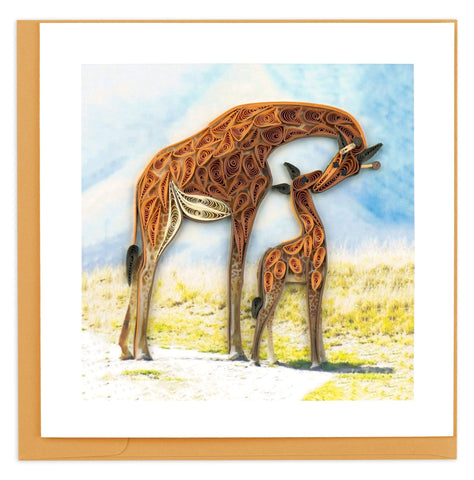 Quilled Giraffe Card