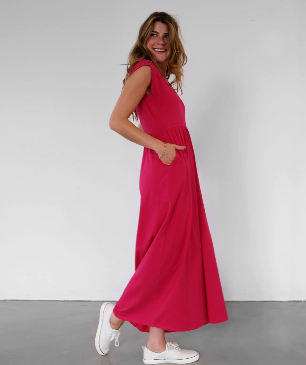 Silk jute top sundress