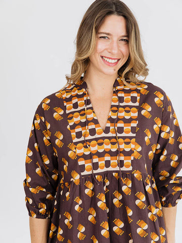 Sohla Mini Dress Desert Shapes