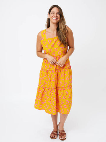 Willa Tiered Dress Floral Marmalade