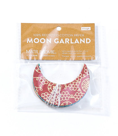 Metallic Cotton Moon Garland