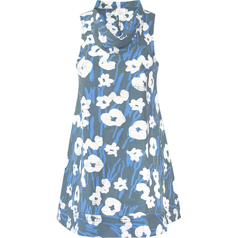 Eli Dress Painted Floral Charcoal