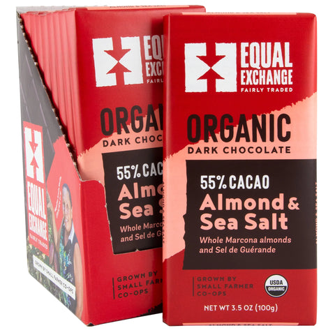 Organic Dark Chocolate Almond & Sea Salt