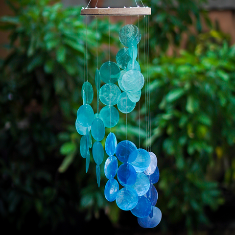 Spiral Blue Water Chime