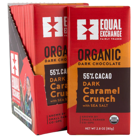 Organic Dark Chocolate Caramel Crunch