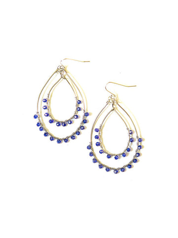 Rubi Sparkle Teardrop Earrings