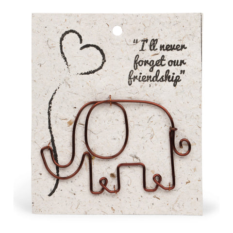 Wire Elephant Bookmark