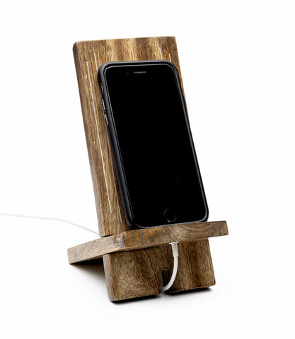 Indukala Mango Wood Phone Stand