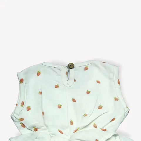 Strawberry 2-Tier Ruffle Romper